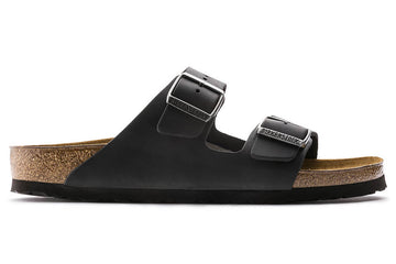 Birkenstock Arizona R Black Oiled Leather Unisex #color_black